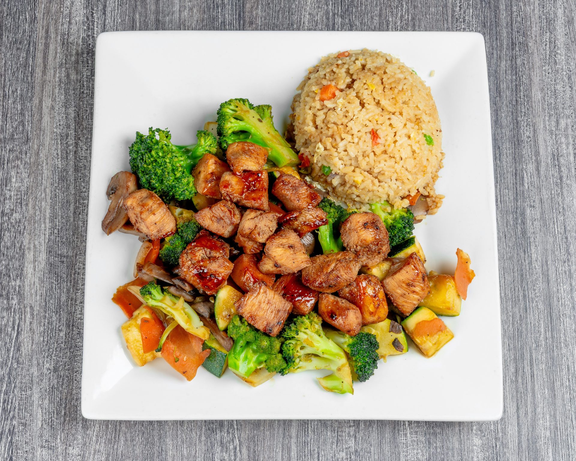 Hibachi, sushi, and teriyaki