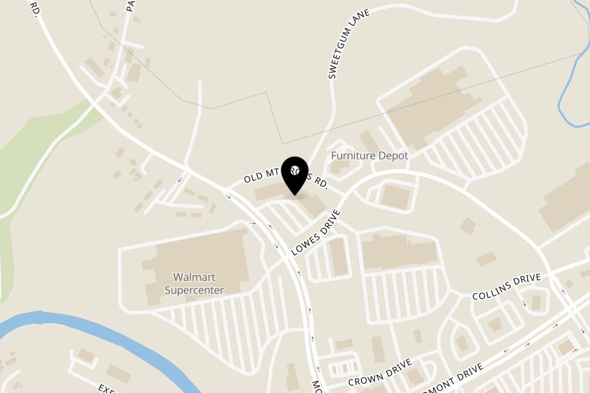 Map showing the location of Tokyo Grill on 364 Lowes Dr I in Danville